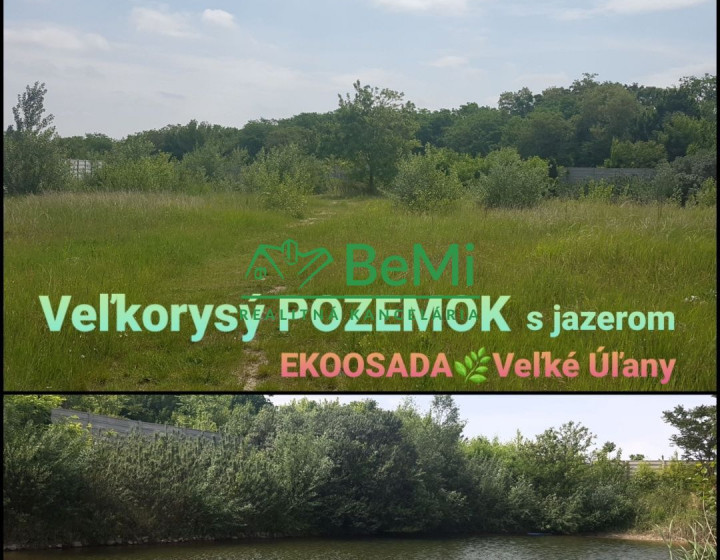 POZEMOK s jazerom...4093m2...Veľké Úľany (168-14-DARE)