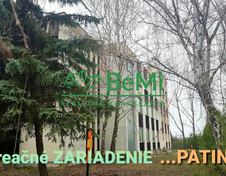 REKREAČNÉ ZARIADENIE...421m2...Patince (095-10-DAR)