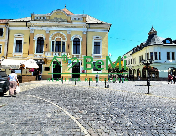 Prevádzkový priestor na Hlavnom námestí v Rimavskej Sobote - NA PRENÁJOM