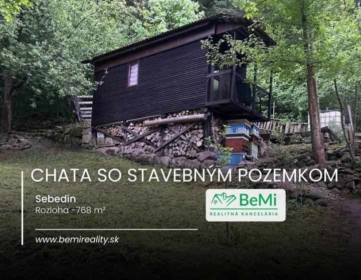 Chata so stavebným pozemkom, Sebedín