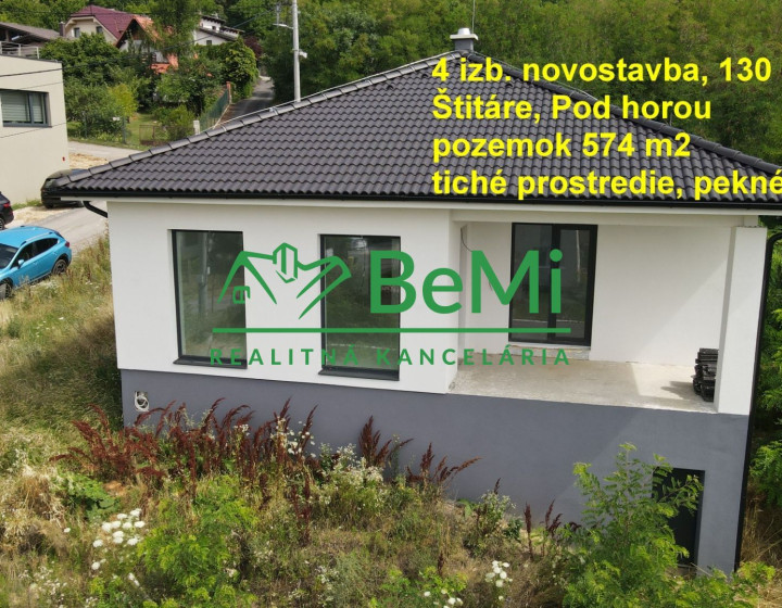 4-izbová novostavba v prémiovej lokalite – Štitáre, Pod horou