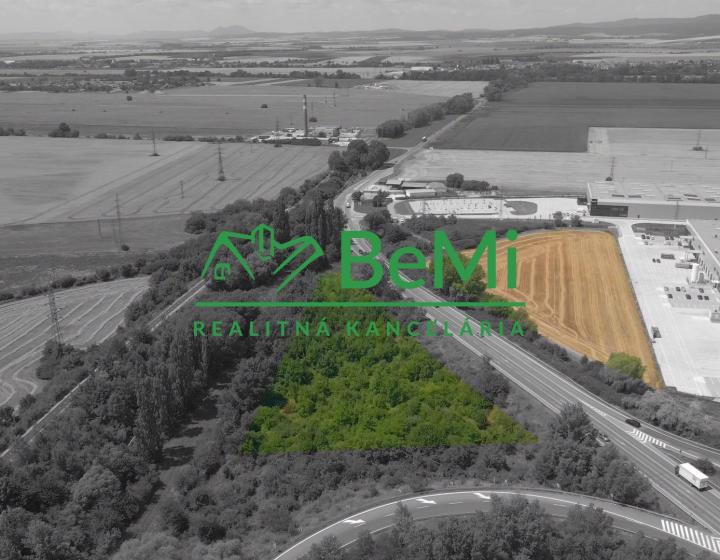 Predaj -priemyselný pozemok pre podnikanie v meste Piešťany