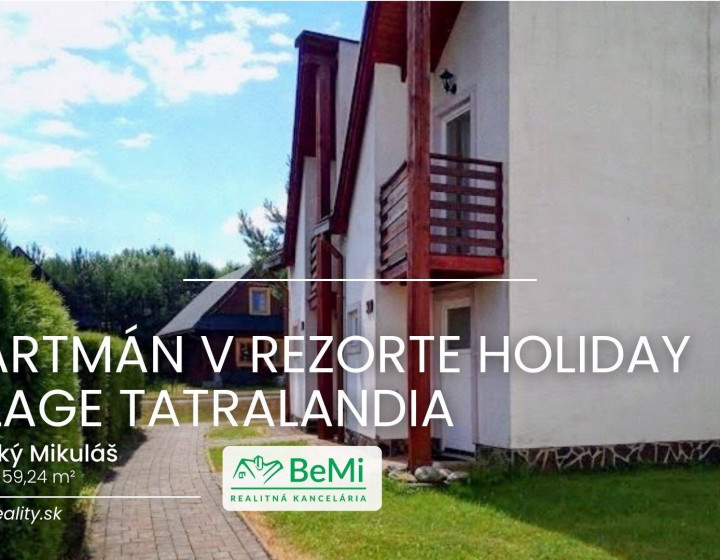 Dvojpodlažný apartmán Tatralandia!