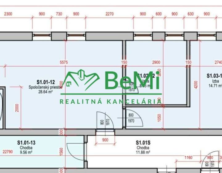 Znížená cena 3-izbový Byt s parkovacím miestom v tichej lokalite