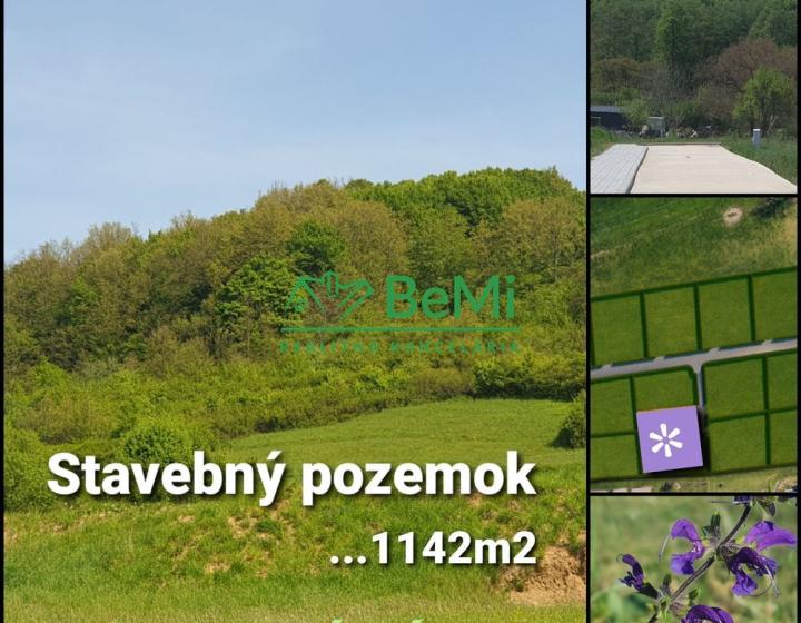 Stavebný POZEMOK ...1142 m2...Horné Hámre (170-14-DARE)