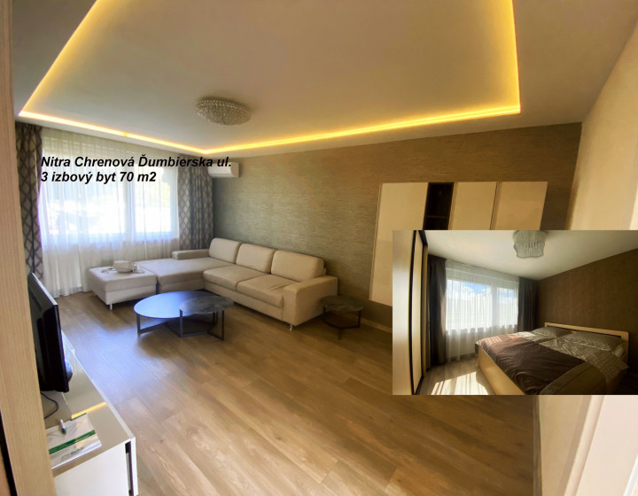 Prenájom 3 izbový byt 70 m2 Nitra Chrenová ID 584-213-MIG