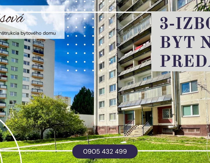 3 izbový byt, 72m2, Sásová, Banská Bystrica