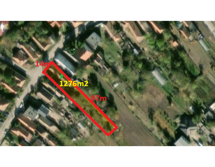 Predaj pozemok 1276m2, obec Veľký Cetín, Nitra (155-14-ERFa)