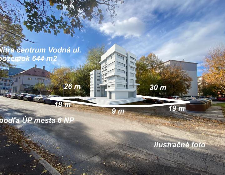 Nitra centrum Staré Mesto pozemok 644 m2 ID 593-14-MIG
