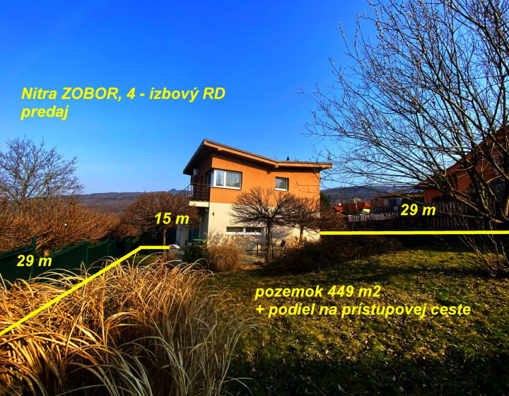 Nitra ZOBOR 4 - izbový RD ID 604-12-MIG