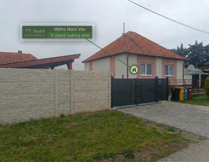 Zrekonštruovaný 3-izbový RD, Mýtna N. Ves, úplne sebestačný. 014-12-RAKOa