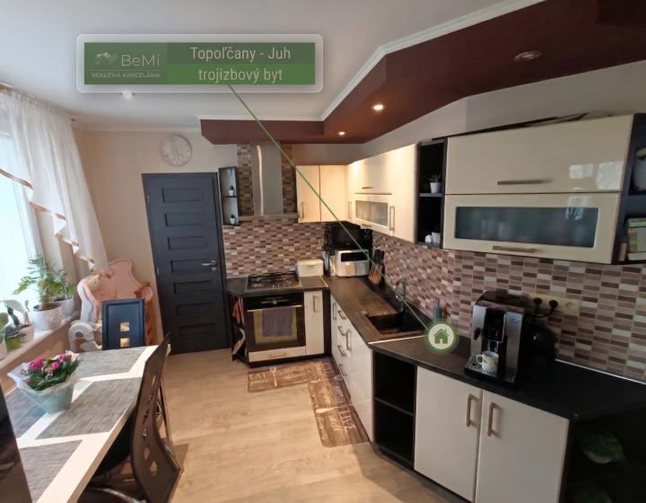 3-izbový byt (85m²) v TOP stave, klíma, zateplený dom, TO. 014-113-RAKOEa