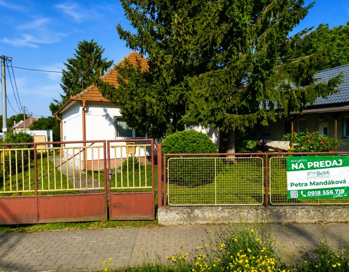 047-12-PAMA Predaj rodinného domu v obci Zbehy