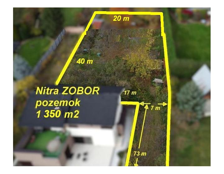 Nitra Zobor pozemok cca 1 350 m2 ID 594-14-MIG