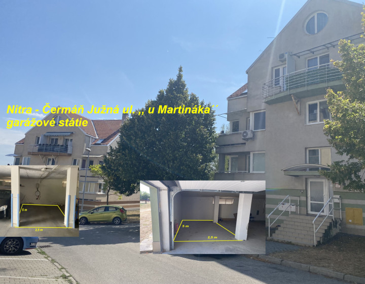 Garážové státie Nitra Čermáň Južná ulica ,, u Martináka´´ ID 632-19-MIG