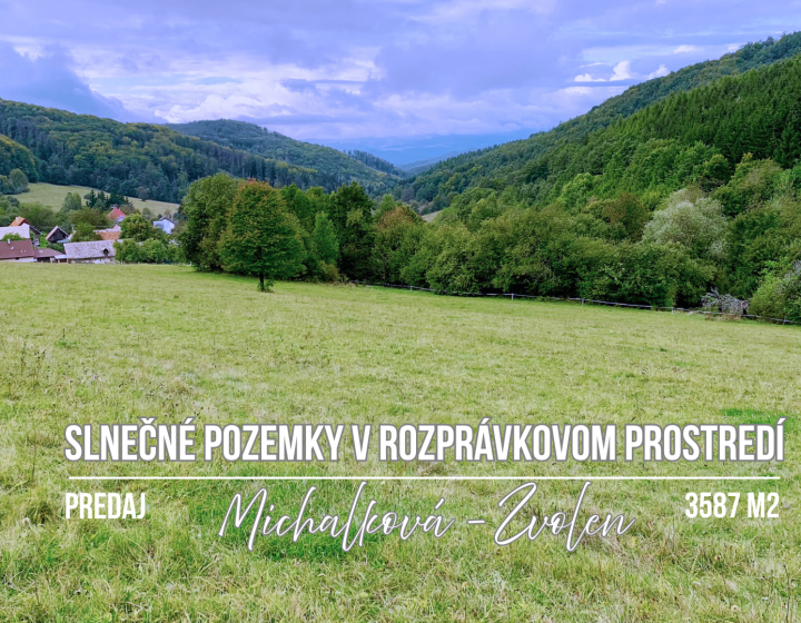 Pozemky s krásnym výhľadom, Michalková
