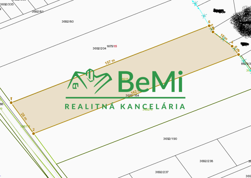 EXKLUZÍVNE - Na predaj investičný pozemok Nitra. 4316 m2