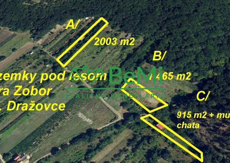 Pozemky Nitra Dražovce &quot; pod Zoborom &quot; ID 528-14-MIG