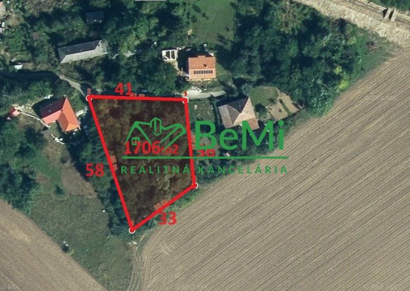 Predaj stavebný pozemok 1706m2 Veľký Báb pri Nitre(153-14-ERF)