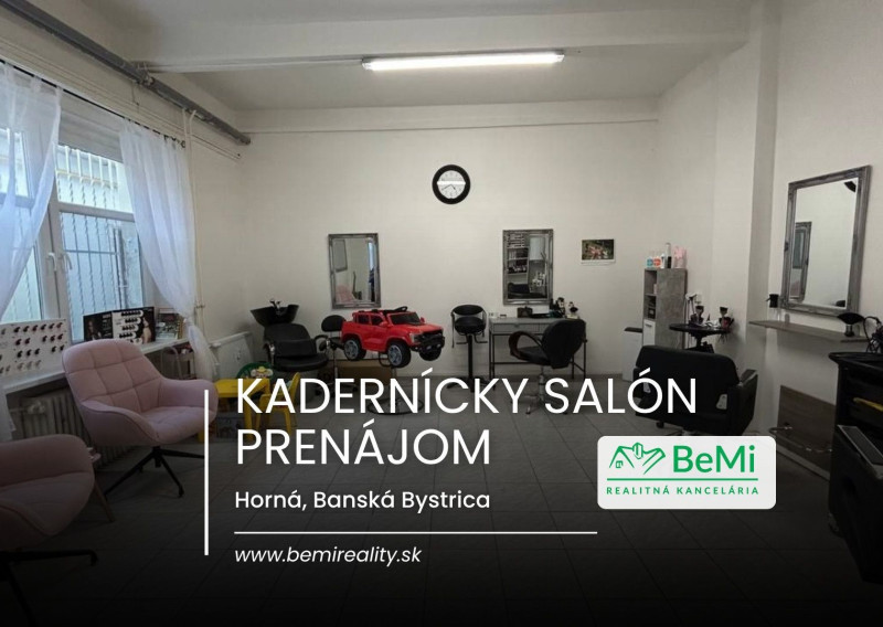 Prenájom, kadernícky salón, Banská Bystrica